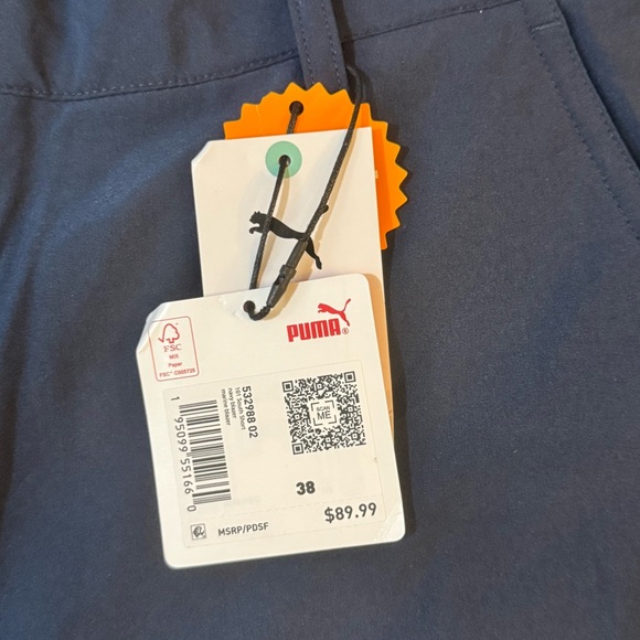 Puma Blue Golf Shorts Lightweight Comfort
#1125 - Picture 7 of 11